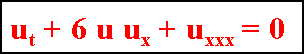 Korteweg - de Vries Equation
